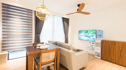 Cozy 1 bedroom apartment with bathtub for rent in Linh Lang, Ba Dinh