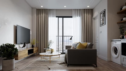 Modern 1 bedroom apartment for rent in central Ba Dinh, Hanoi 