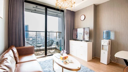 Beautiful and modern style 3 bedroom apartment for rent in Metropolis, Lieu Giai, Ba Dinh