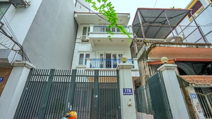 3 bedroom house with balcony for rent in Dang Thai Mai, Tay Ho, Hanoi