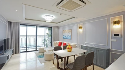 Lovely 02-Bedroom Apartment with City View in D.' Le Roi Soleil, Xuan Dieu St., Tay Ho