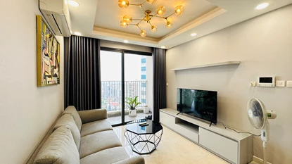 Afforable 2-bedroom apartment with balcony for rent in Vinhomes D' Capital, Cau Giay Dst, Hanoi