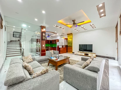 New fully furnished 4 bedrooms house for rent on To Ngoc Van, Tay Ho, Hanoi