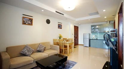 Bright and cozy 1 bedroom apartment for rent at Trieu Viet Vuong, Hoan Kiem