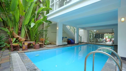 Elegant villa with 5 bedroom and outdoor swimming pool for rent on Tay Ho street, Hanoi
