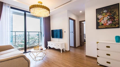 New and bright 2 bedroom apartment for rent in Metropolis, Ba Dinh