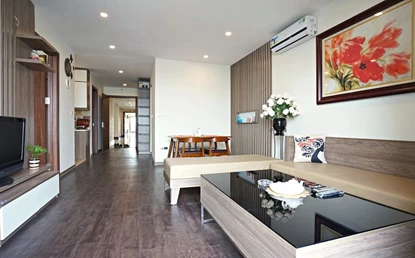 Reasonable price and nice 2 bedroom apartment for rent at Lac Hong Building, Tay Ho