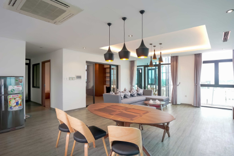 Spacious penthouse 2 bedroom apartment for rent in Hoan Kiem district, Hanoi