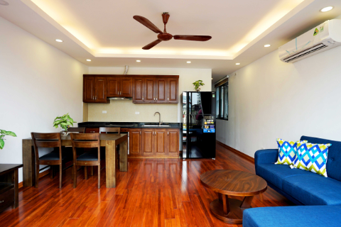 Spacious 2 bedroom apartment with a large balcony for rent in Hoan Kiem, Hanoi