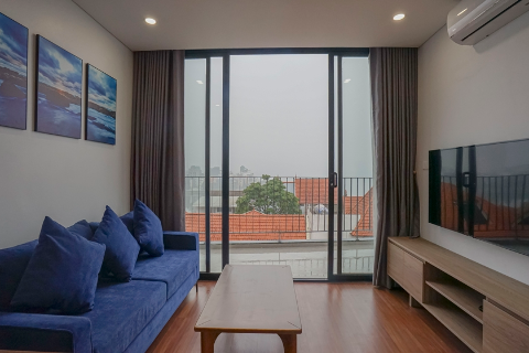 Nice and bright one bedroom with open view for rent in Tay Ho, Hanoi