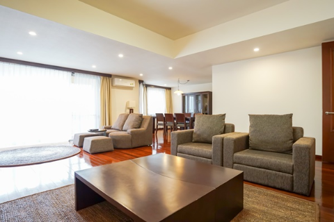 Delightful 3 bedroom apartment with a large balcony for rent near Opera House in Hoan Kiem, Hanoi