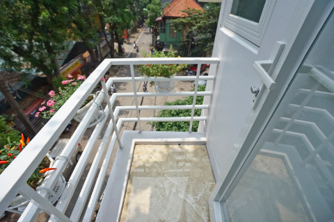 Charming Studio 401 With Balcony For Rent 124 Pho Duc Chinh, Ba Dinh