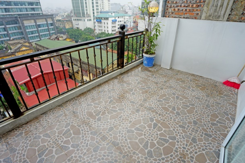 Lovely 2 bedroom apartment with a large balcony for rent in Hoan Kiem, Hanoi.