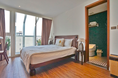 Charming and modern 3 bedroom apartment for rent in Ba Dinh, near Lotte Center Hanoi