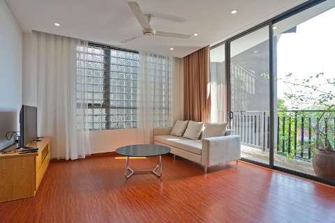 Beautiful and spacious 2 bedroom apartment for rent in Xuan Dieu, Tay Ho