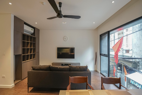 Modern 2 bedroom apartment with spacious terrace for rent in Xuan Dieu, Tay Ho
