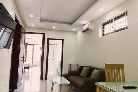 Bright 2 bedroom apartment for rent in Ton That Thiep street, Hanoi near Germany Embassy