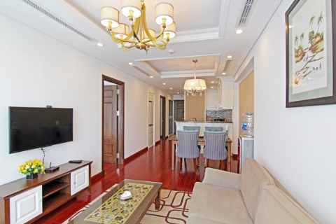 Well maintained 2 bedroom apartment for rent in Hai Ba Trung, Hanoi near Vincom center Ba Trieu