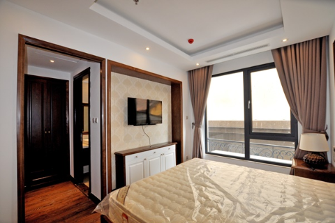 Modern 1 bedroom apartment with balcony for rent in Hoan Kiem, Hanoi