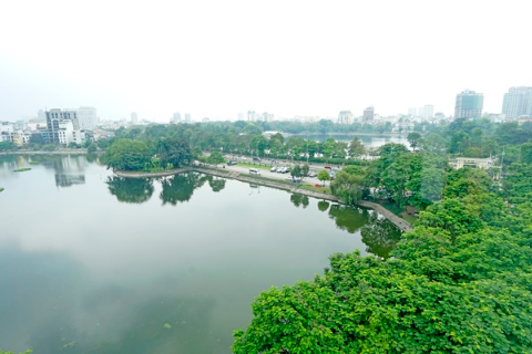 Charming lake views 2 bedroom apartment for rent in Ho Ba Mau, Hanoi