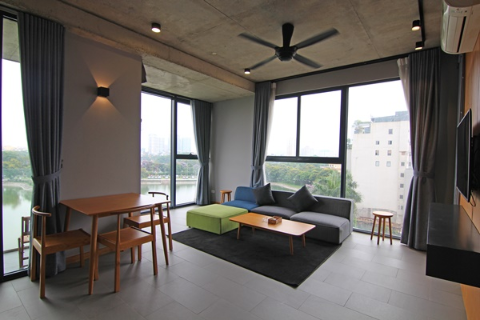 Stunning lake views 2 bedroom apartment for rent in Ho Ba Mau, Hanoi