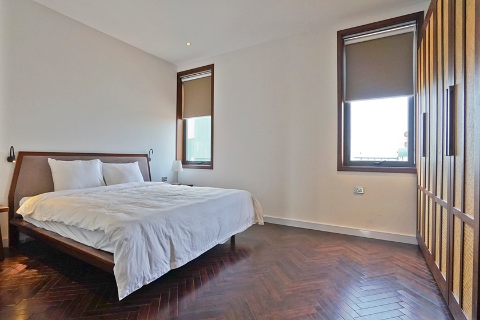 Brand new 2 bedroom apartment with a huge balcony for rent in Dang Thai Mai, Tay Ho