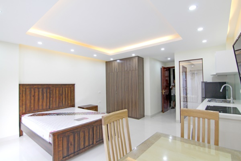 Bbrand new studio apartment for rent near German Embassy on Tran Phu street, Ba Dinh, Hanoi