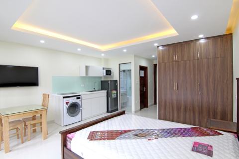 Lovely studio apartment with modern furnishings for lease in Hoan Kiem district, Hanoi