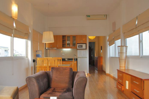 Well-maintained 1 bedroom apartment for rent in Hai Ba Trung district, Hanoi