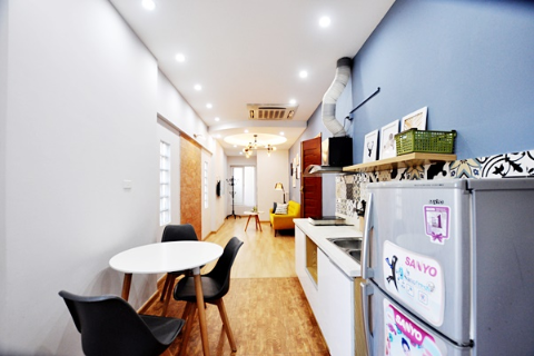 Beautiful apartment 2 bedroom for rent in Le Duan st., Hoan Kiem, Hanoi