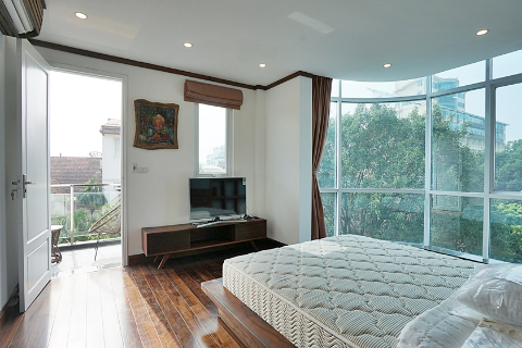 Amazing 3 bedroom apartment with open view for lease on To Ngoc Van, Tay Ho