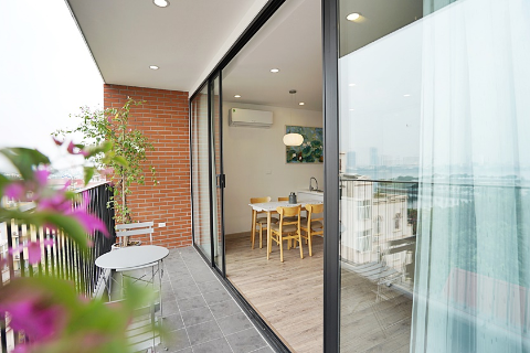Stunning 2 bedroom aparment with a nice balcony for rent in To Ngoc Van, Tay Ho
