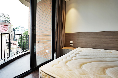 Excellent 2 bedroom apartment with a large balcony overlooking the lake for rent in Tay Ho, Hanoi