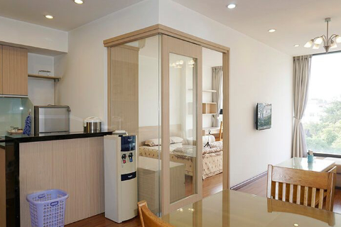 Modern 1 bedroom apartment with full of sunlight for rent in Hai Ba Trung District, Hanoi