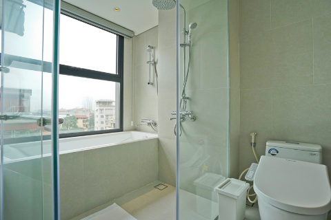 Pleasant 01 bedroom apartment 504 HH12 for rent in Ba Dinh