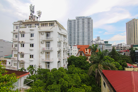 Beautiful and modern 3 bedroom apartment with a spacious balcony for rent in Tay Ho