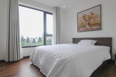 Beautiful and modern 3 bedroom apartment with a spacious balcony for rent in Tay Ho