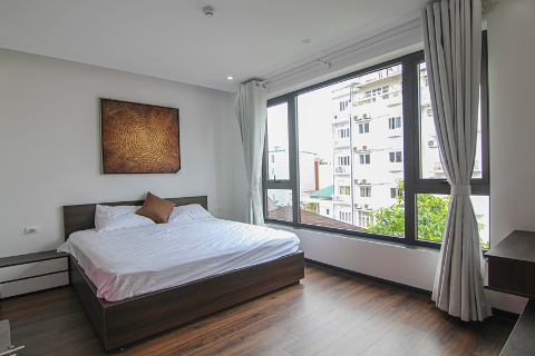 Beautiful and modern 3 bedroom apartment with a spacious balcony for rent in Tay Ho