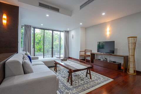 Stylish 4 bedroom apartment with a spacious balcony for rent in Tay Ho