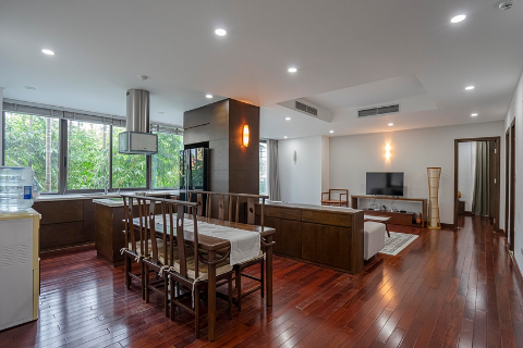 Stylish 4 bedroom apartment with a spacious balcony for rent in Tay Ho