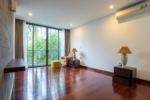 Stylish 4 bedroom apartment with a spacious balcony for rent in Tay Ho