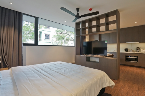Modern studio 204 HH12 with nice decoration for rent in Ba Dinh