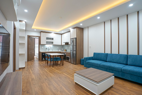 Beautiful 2 bedroom apartment with good quality furniture for rent on Tay Ho street