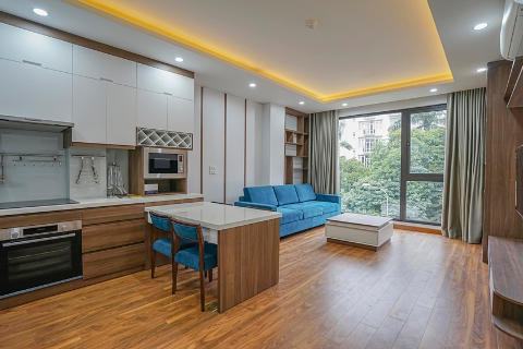 Fully furnished 2 bedroom apartment on the main road for rent in Tay Ho