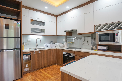 Fully furnished 2 bedroom apartment on the main road for rent in Tay Ho