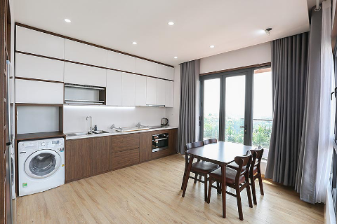 Top floor 1 bedroom apartment with nice view for rent in Tay Ho