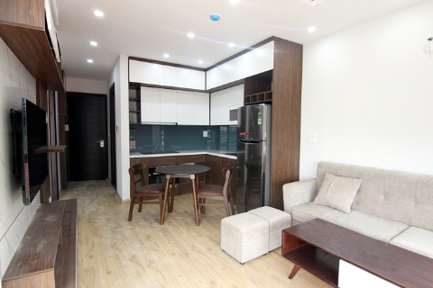 Bright and pretty 1 bedroom apartment with balcony for rent in Tay Ho, Hanoi