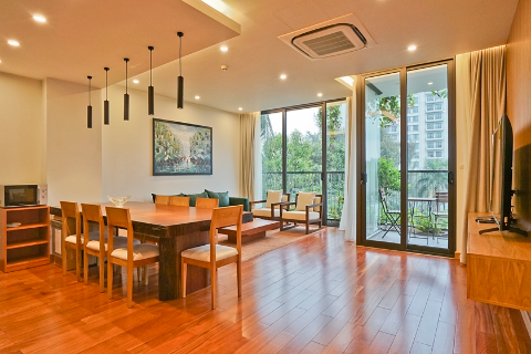 Charming 2 bedroom apartment with swimming pool for rent in Dang Thai Mai, Tay Ho