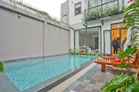 Charming 2 bedroom apartment with swimming pool for rent in Dang Thai Mai, Tay Ho