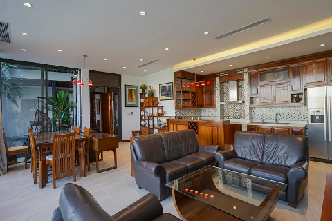 Luxurious and lake view 2 bedroom apartment with wonderful balcony for rent in Tay Ho